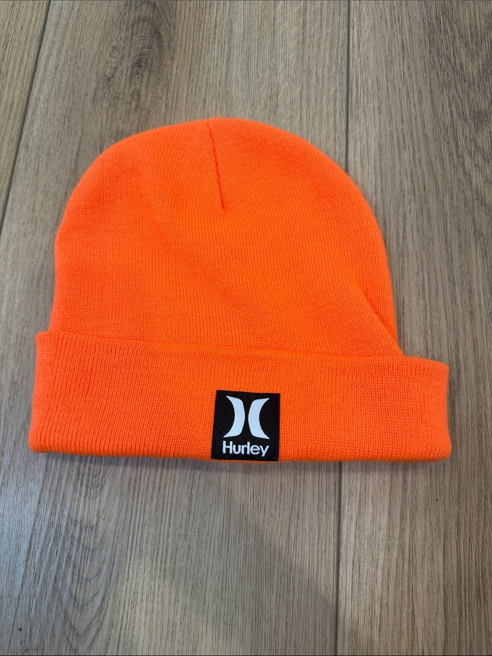 Boys Hurley One and Only Knit Beanie Orange